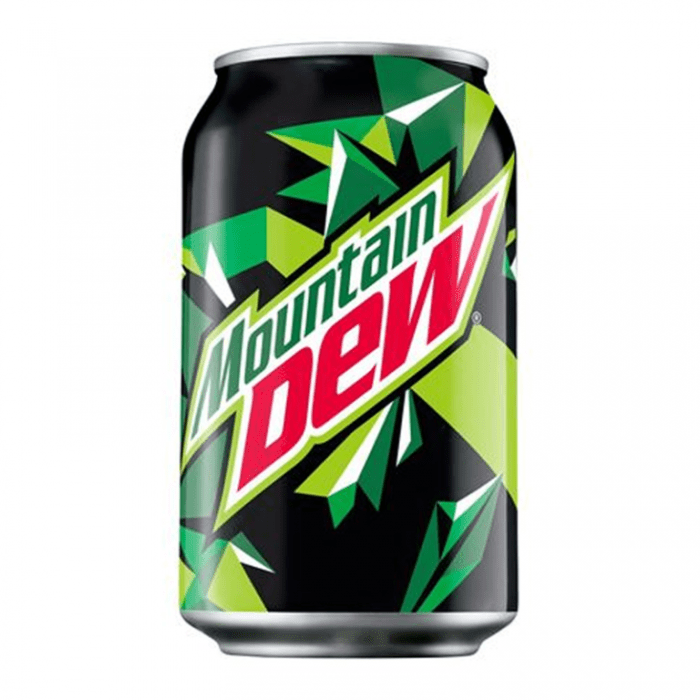 Mountain dew can