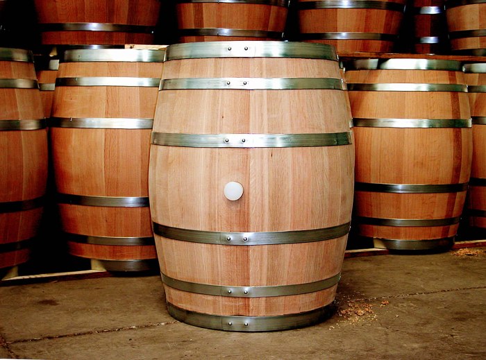 Barrel wooden made barrels