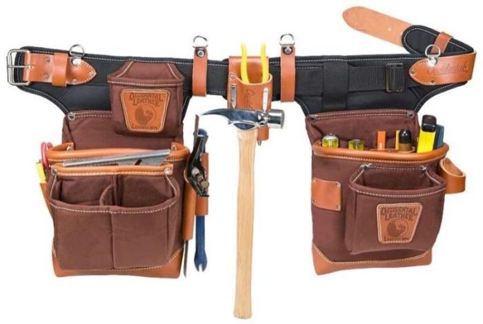 Tool belt with tools