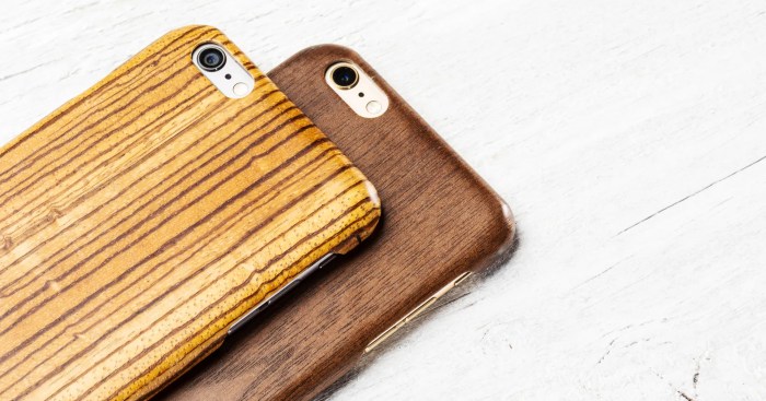 Case iphone wood