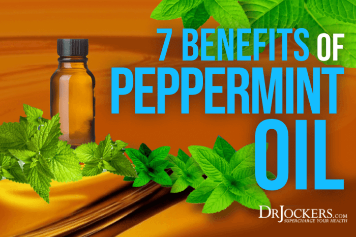 The effectiveness of peppermint oil