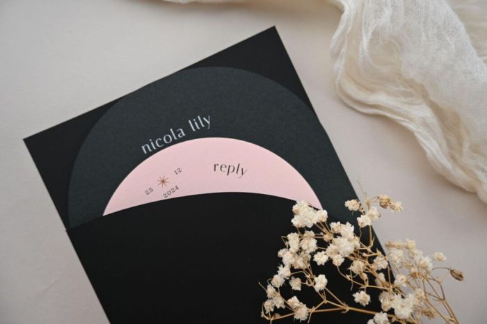 Pocket wedding cards