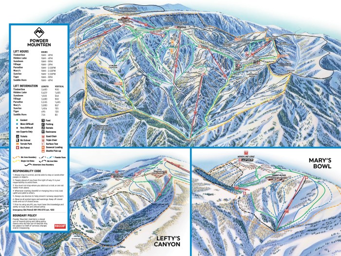 Powder mountain map