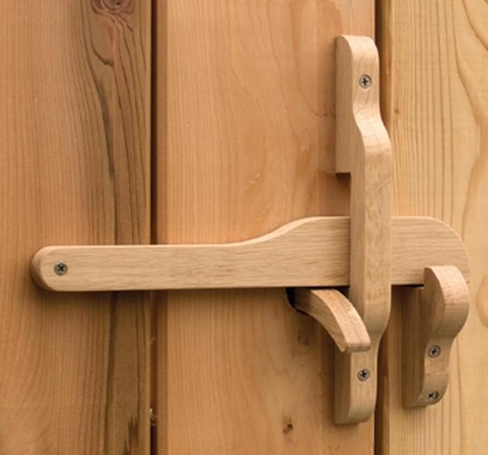 Gate latch fence sides pull gates ideas wooden both double open ez wood handles gravity opener metal easy doors easily