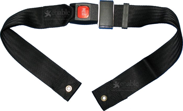 Seat belt wheelchair manual wheelchairs mobility velcro activemobility au type