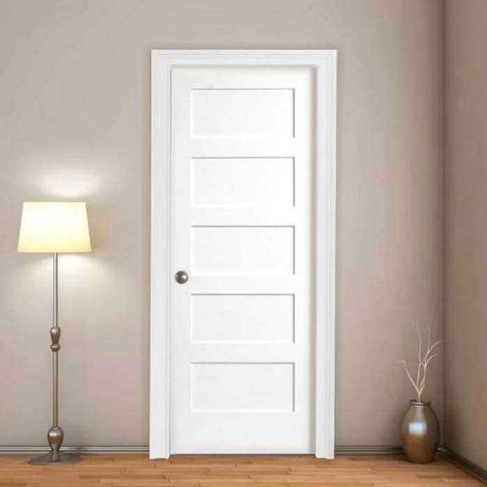 Five panel doors