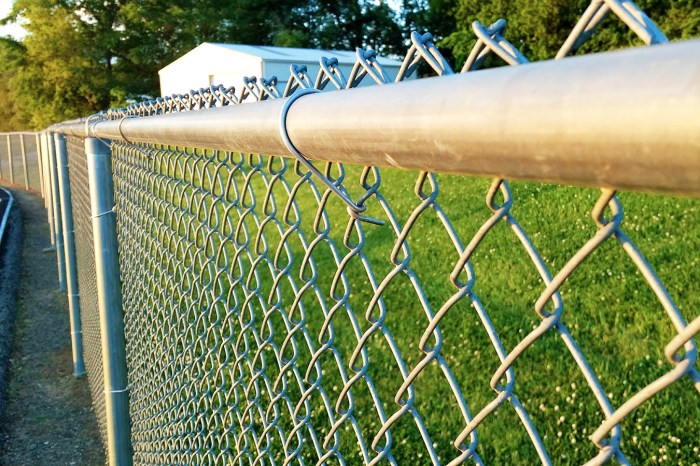 Chain link fence privacy screen