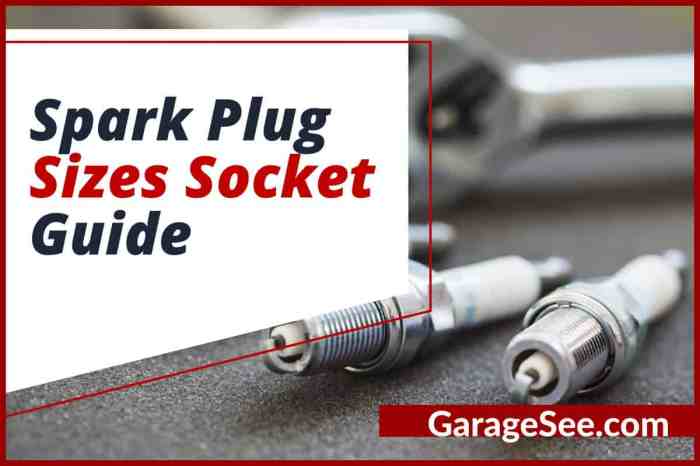 Spark plug socket plugs versus sockets