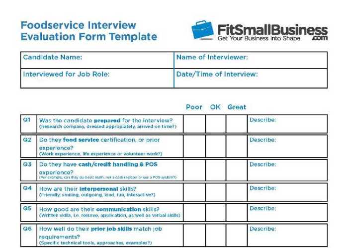 Mini Exams for Job Interviews