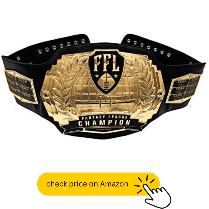 Football fantasy trophies league belt championship trophy ideas discover options unique names these name guysgirl nfl reward time topropebelts saved