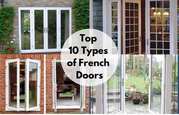 Double french doors