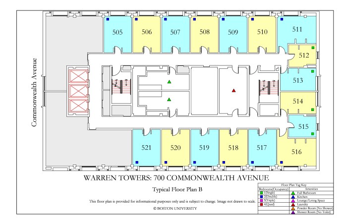 Tower 155 unit floor plans