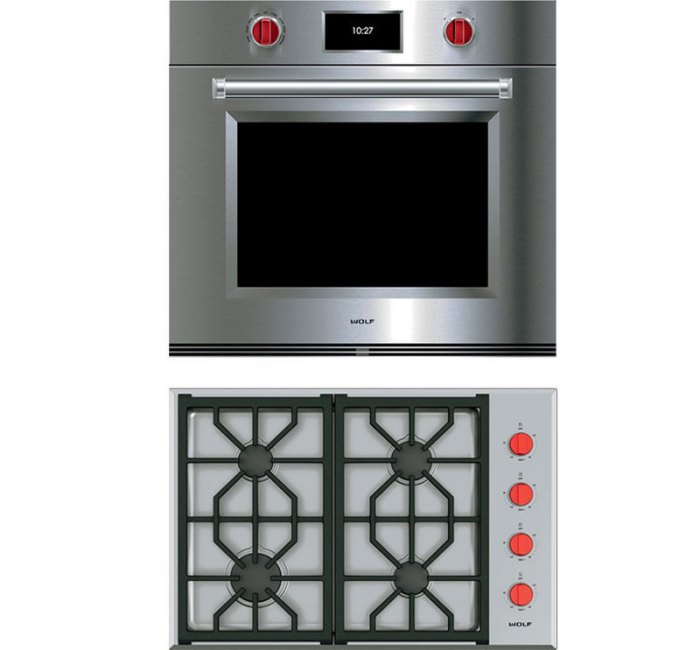 Range appliances stove ranges knobs oven alcove backsplash