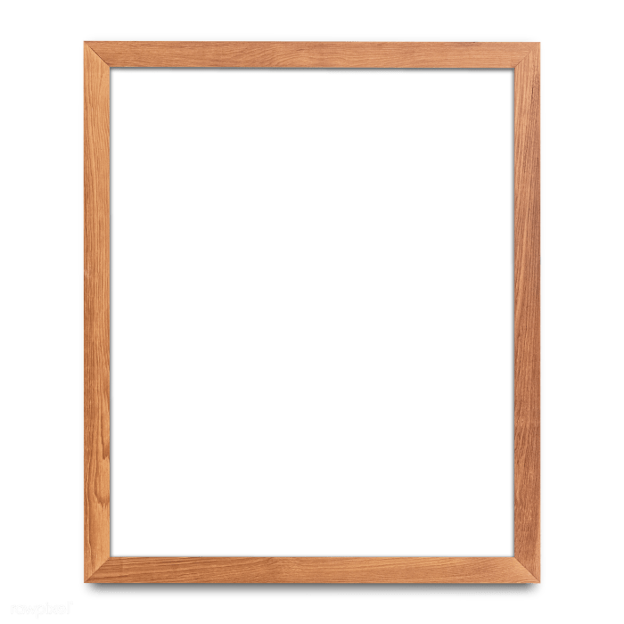 Large wooden frame