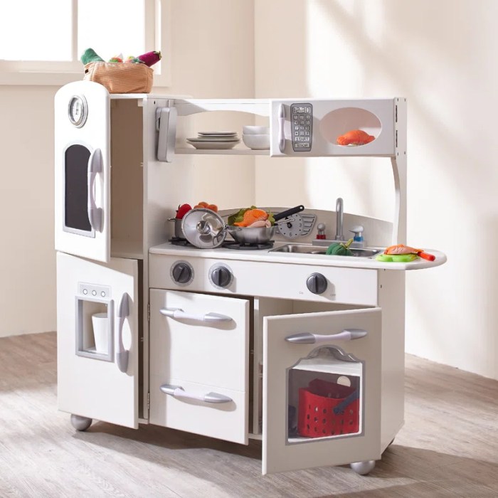 Wooden play kitchen