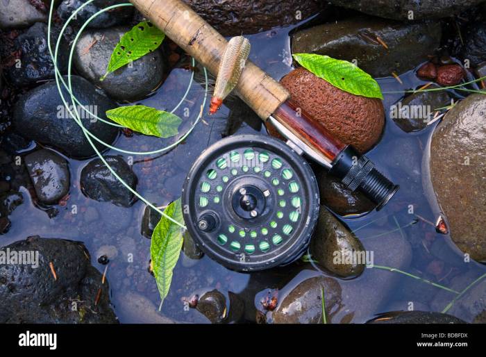 Flies steelhead tied artificial pacific fishing alamy hand