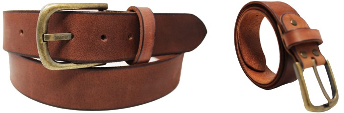 Rubberized belt strap