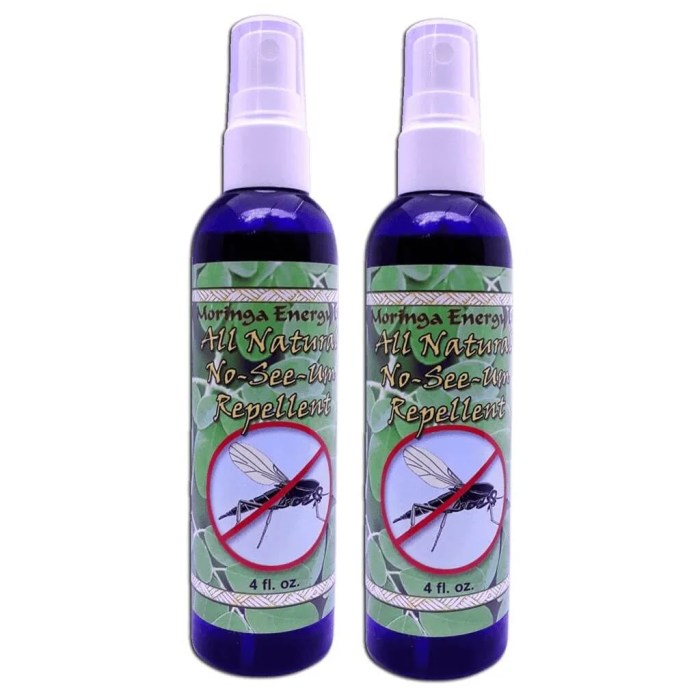 Natural bug repellent sprays