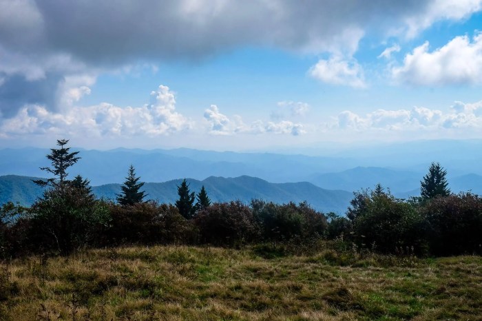 Bald andrews trail smoky mountains hike dome clingmans great hiking national park