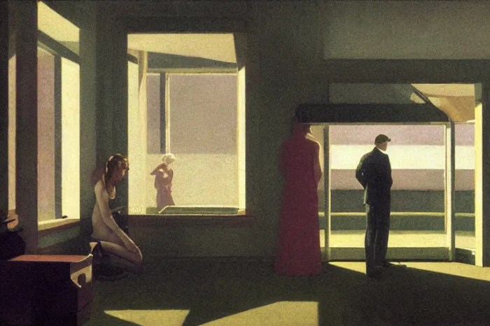 Norman Rockwell vs. Edward Hopper: A Contrast in Mood and Freedom of Speech Themes