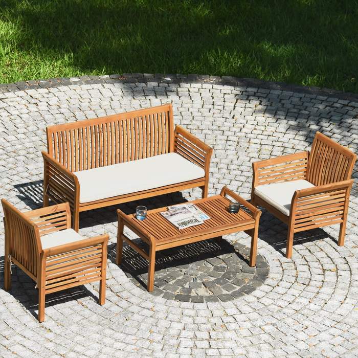 Patio wood furniture