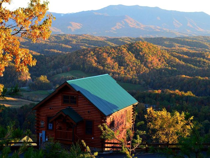 Mountain views cabins cabin gatlinburg inside room