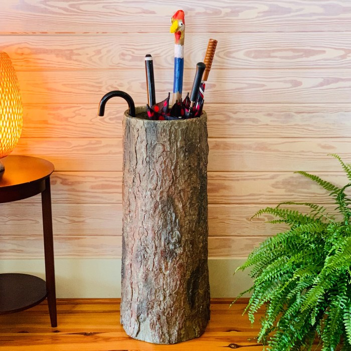 Hall Tree Bench with Built-in Umbrella Holder: A Rainy Day Essential