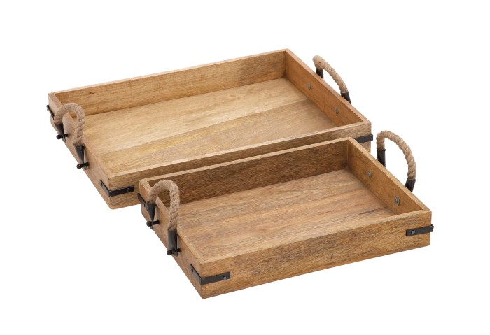 Wood trays