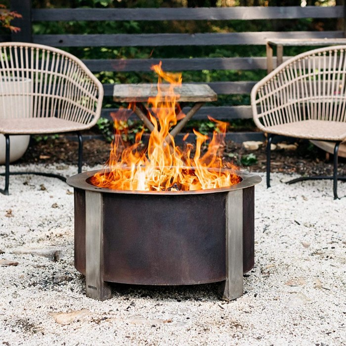 Wood fire pits