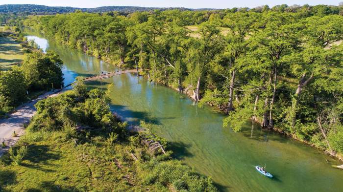 Can you access blanco river in wimberly