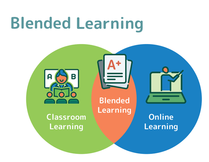 Learning blended training implement online sales ways person programme