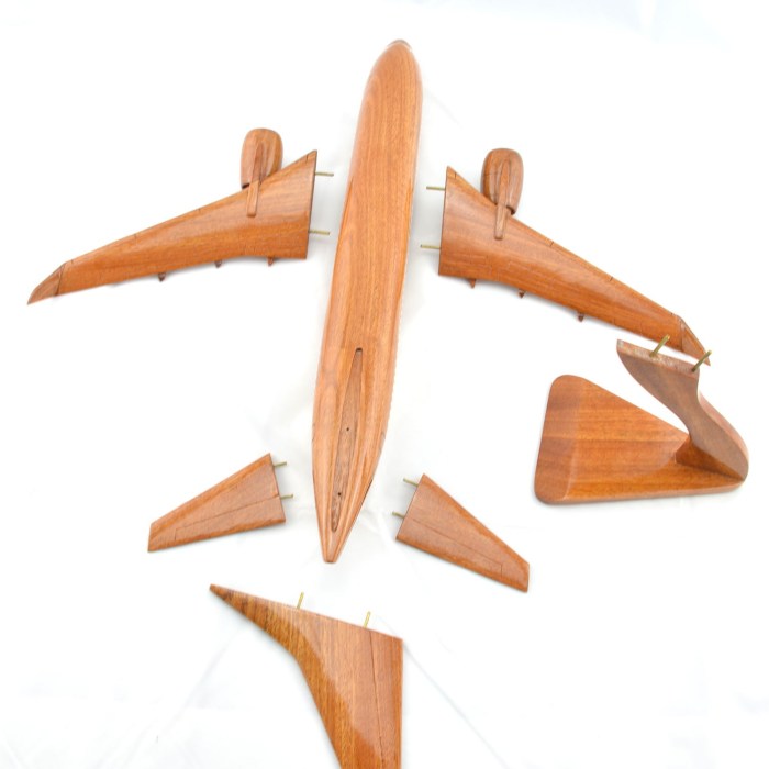 Wooden airplane