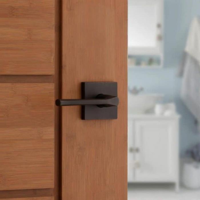 Oil rubbed bronze door handles