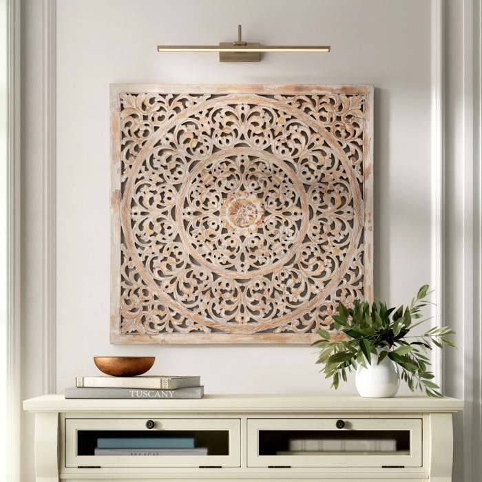 Wooden wall hanging