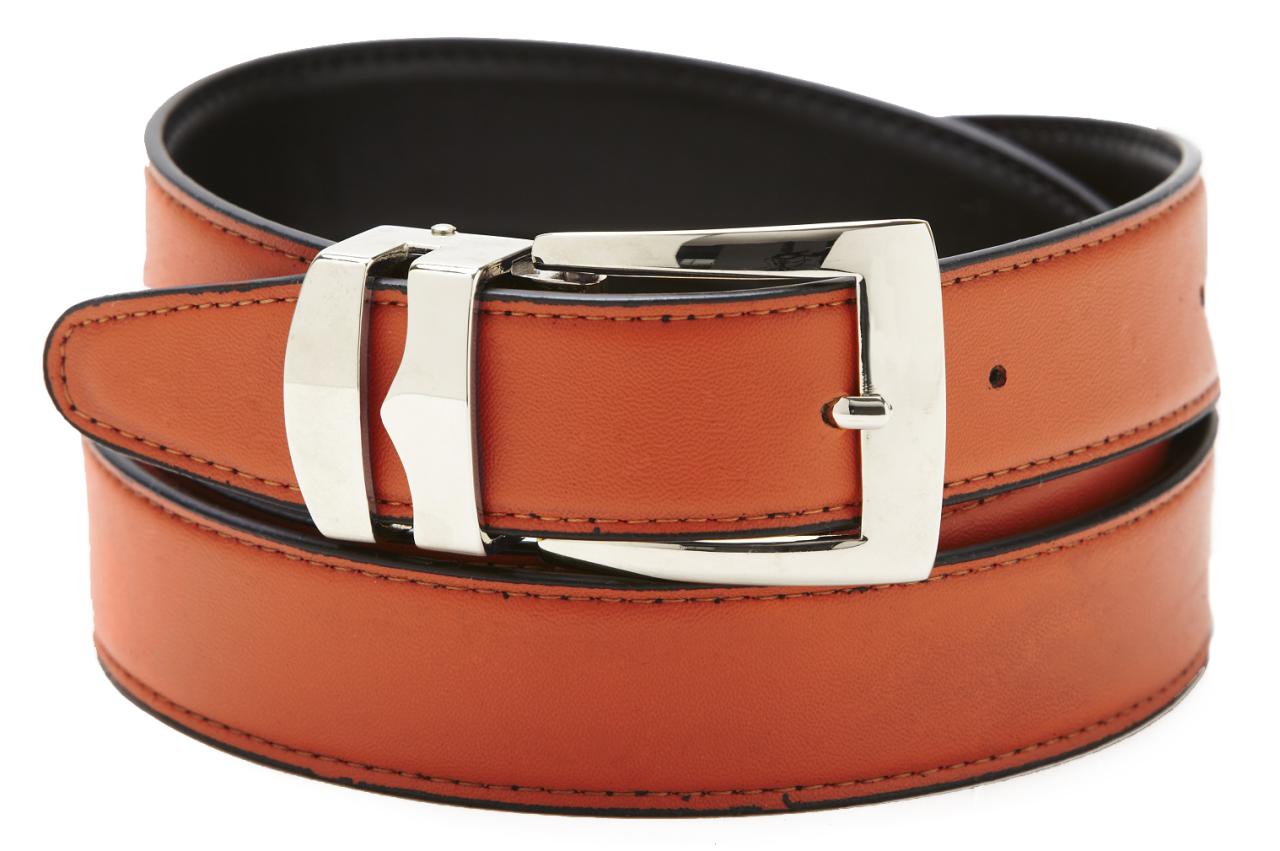 Woven leather belt