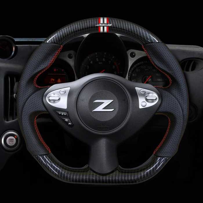 370z steering wheel modified