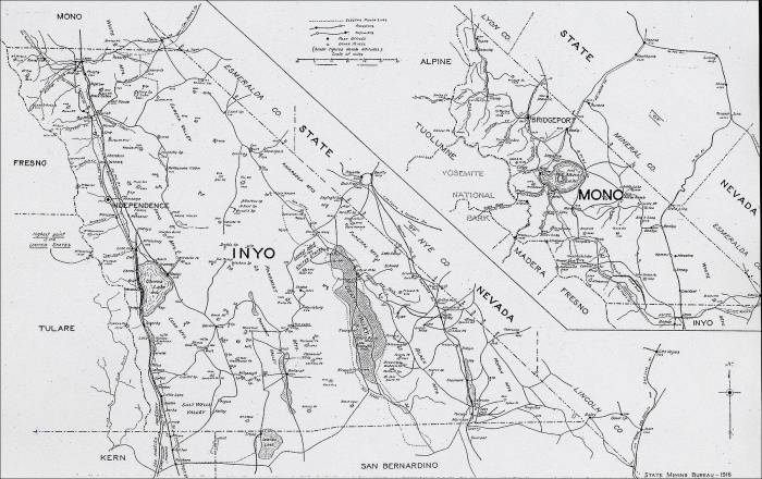 Maps map mono inyo eastern sierra