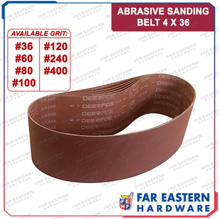 4x36 sanding belt