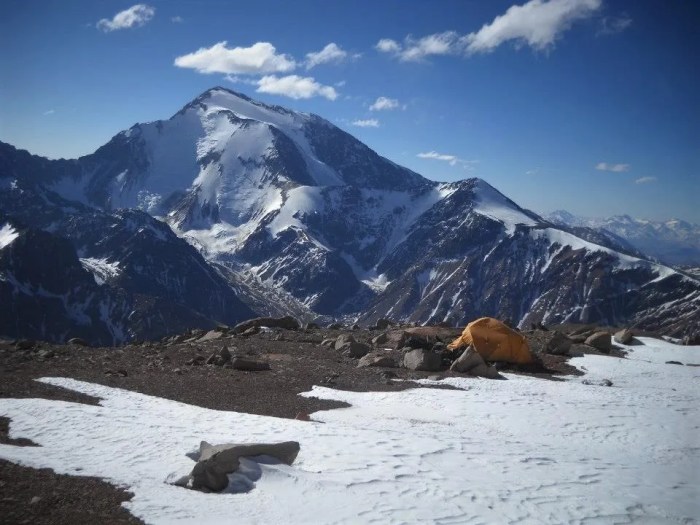 Mercedario cerro andes expedition guided expedicion