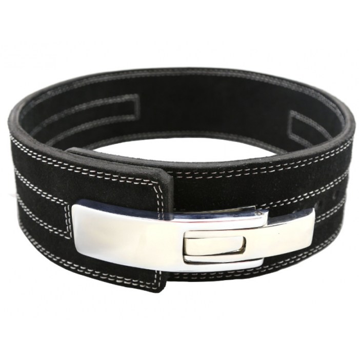 Lever weight lifting belt