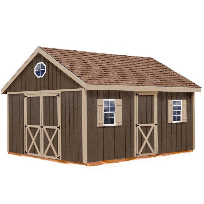 Wood sheds