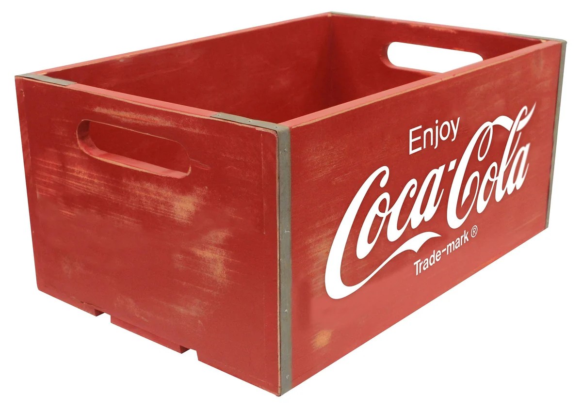 Coca cola wooden crate