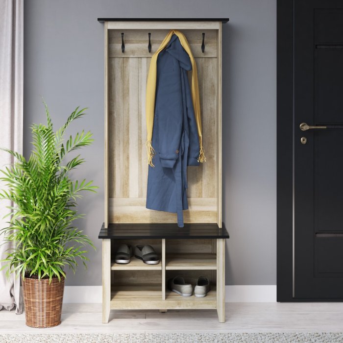 Entryway storage bench garage hallway wayfair