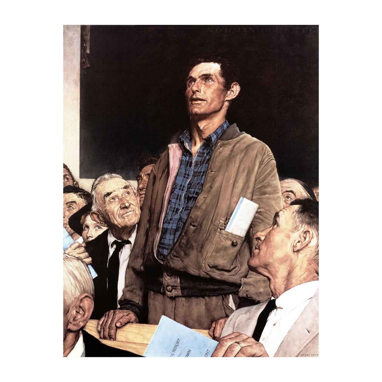 Norman Rockwell's Freedom of Speech: A Tribute