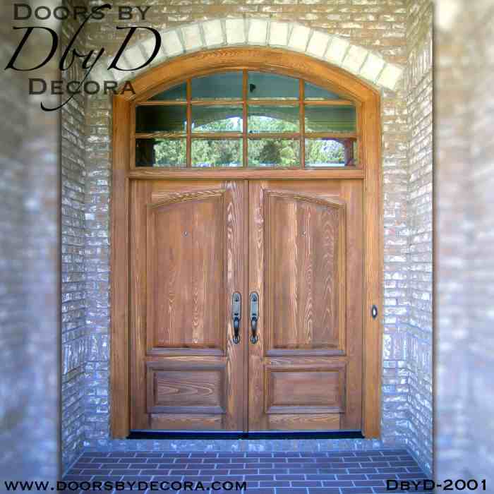 Wooden french door