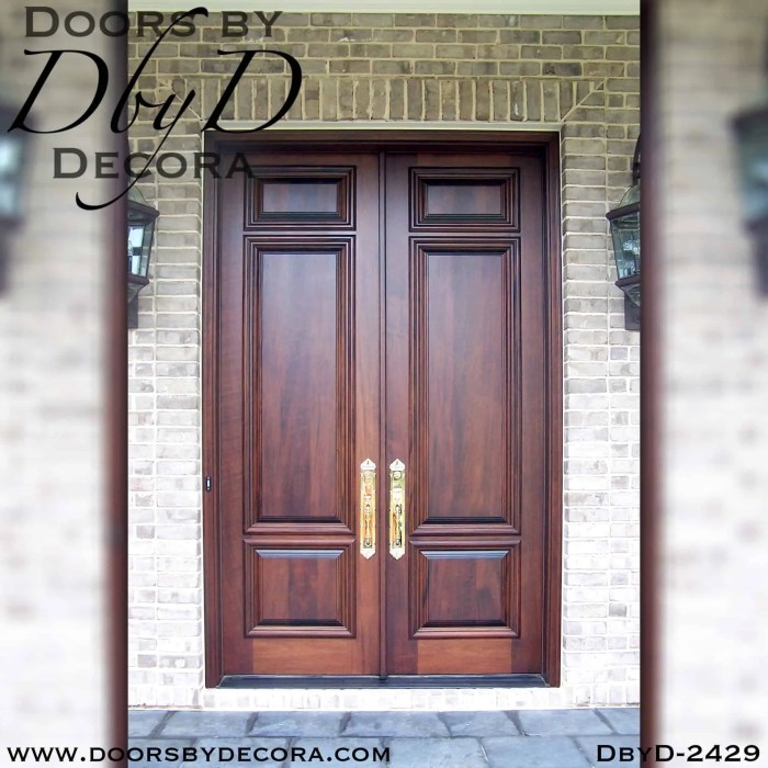 Wooden french door