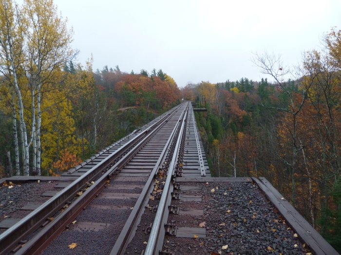 Dead river railroad bridge michigan