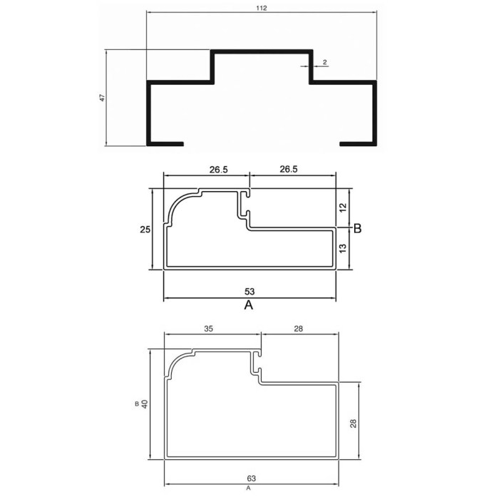 Aluminum door frame anchored to masonry wall