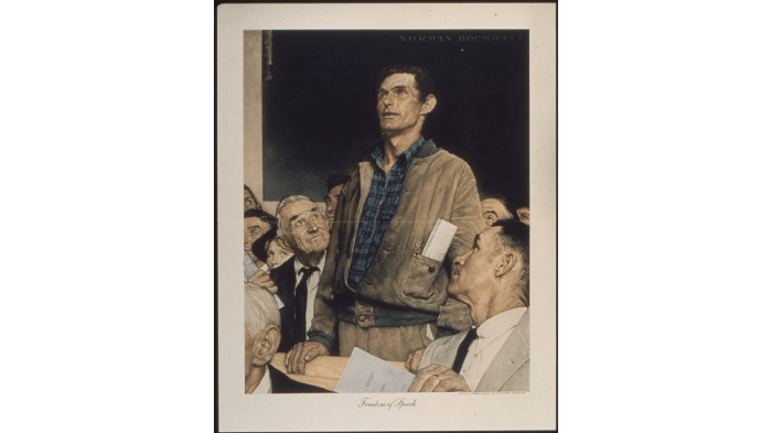 Norman Rockwell's Freedom of Speech: A Global Movement