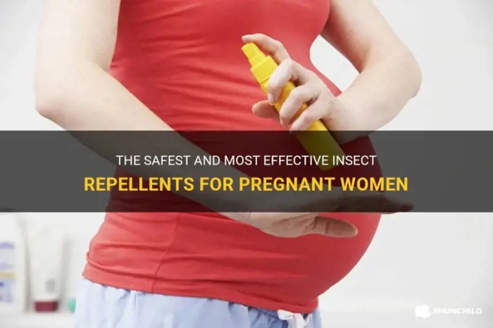 The effectiveness of natural repellents for pregnant women